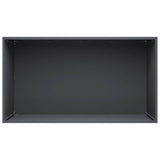 Garden Planter 2 pcs Anthracite 80 x 50 x 50 cm