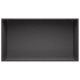 Garden Planter 2 pcs Black 100 x 50 x 50 cm Cold-rolled Steel - 45-Degree Angle