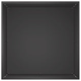 Garden Planter 2 pcs Black 40 x 40 x 75 cm Cold-rolled Steel - 45-Degree Angle