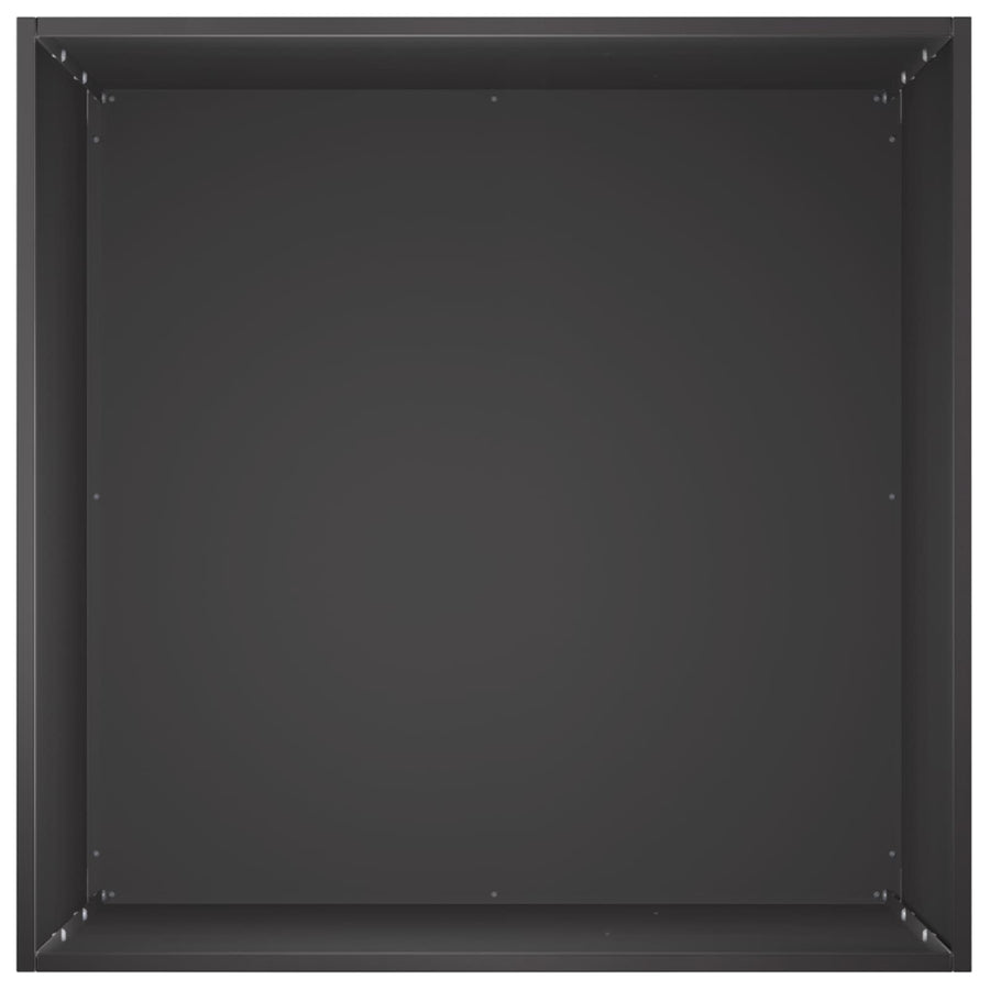 Garden Planter 2 pcs Black 40 x 40 x 75 cm Cold-rolled Steel