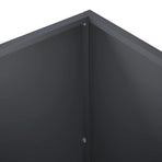 Garden Planter 2 pcs Anthracite 40 x 40 x 75 cm