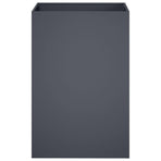 Garden Planter 2 pcs Anthracite 40 x 40 x 75 cm