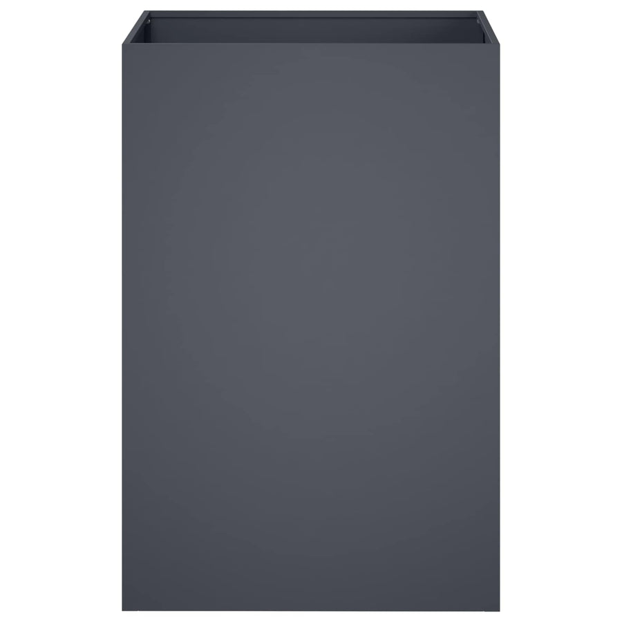 Garden Planter 2 pcs Anthracite 50 x 50 x 75 cm