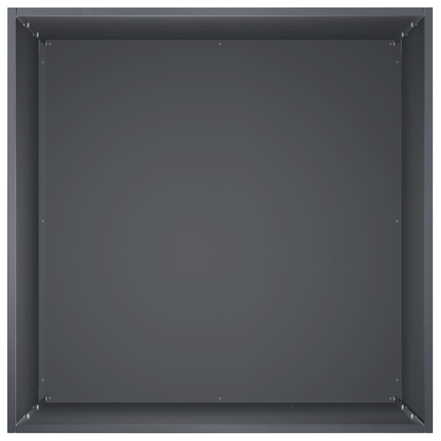 Garden Planter 2 pcs Anthracite 50 x 50 x 75 cm