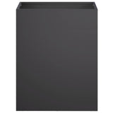 Garden Planter 2 pcs Black 40 x 30 x 40 cm Cold-rolled Steel