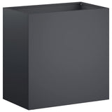 Garden Planter 2 pcs Anthracite 50 x 30 x 50 cm