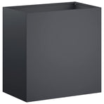 Garden Planter 2 pcs Anthracite 50 x 30 x 50 cm