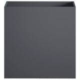 Garden Planter 2 pcs Anthracite 50 x 30 x 50 cm