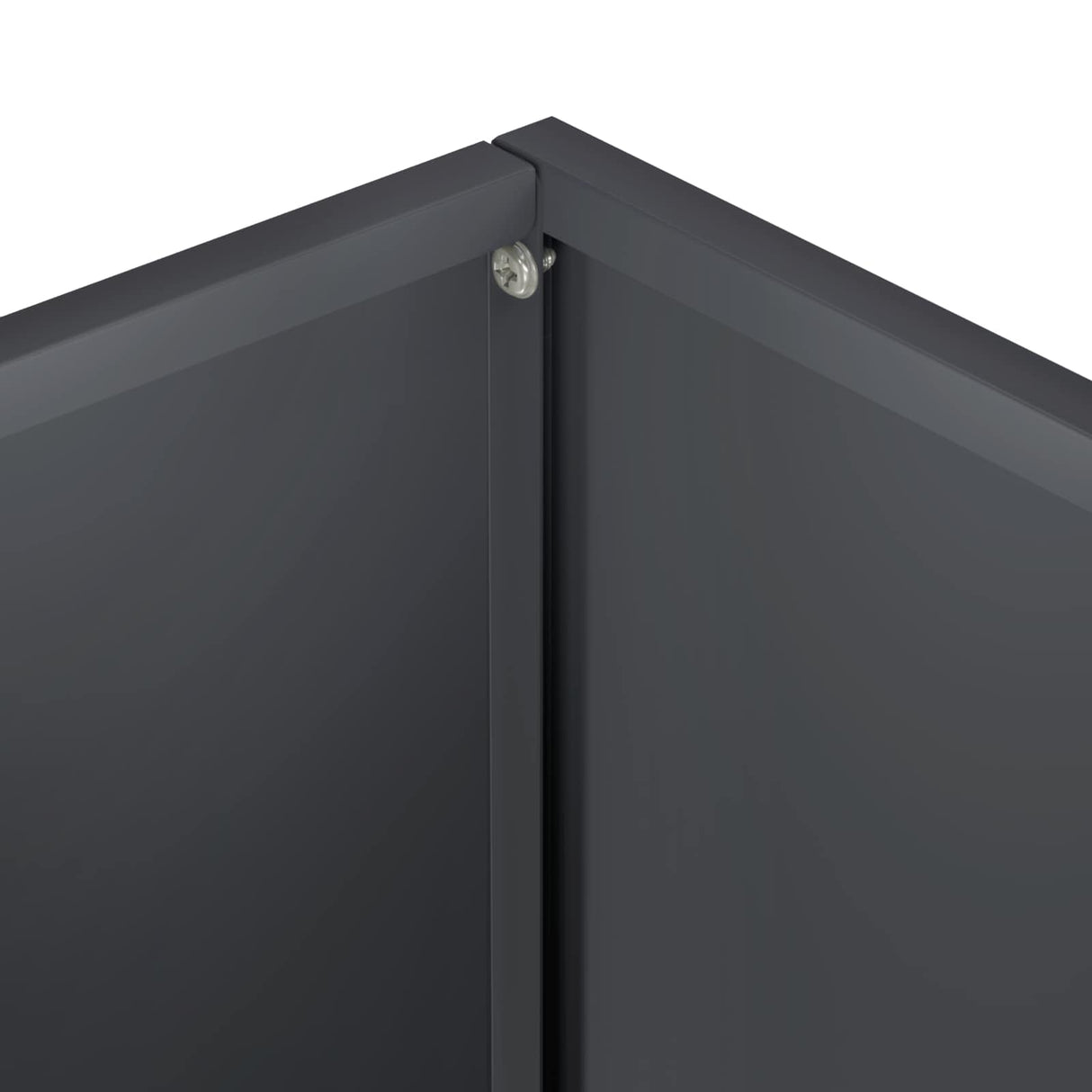 Garden Planter 2 pcs Anthracite 50 x 40 x 40 cm