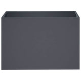 Garden Planter 2 pcs Anthracite 50 x 40 x 40 cm