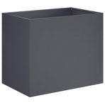 Garden Planter 2 pcs Anthracite 50 x 40 x 50 cm
