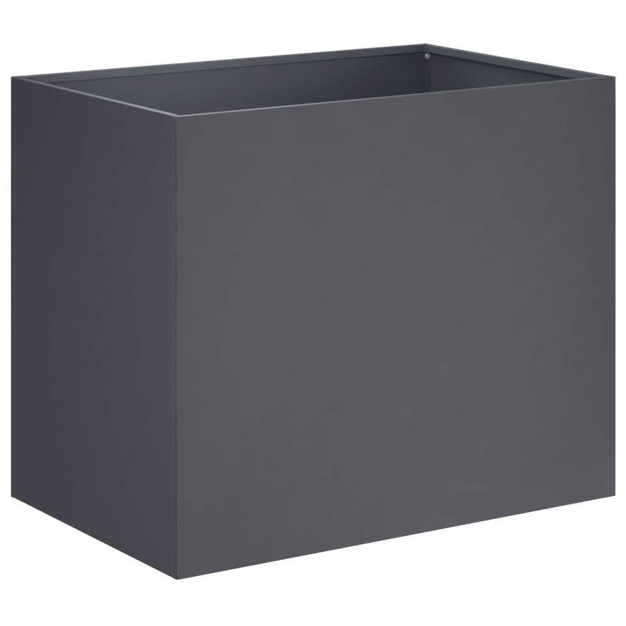 Garden Planter 2 pcs Anthracite 50 x 40 x 50 cm
