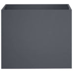 Garden Planter 2 pcs Anthracite 50 x 40 x 50 cm