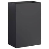 Garden Planter 2 pcs Black 50 x 40 x 75 cm Cold-rolled Steel