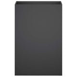 Garden Planter 2 pcs Black 50 x 40 x 75 cm Cold-rolled Steel