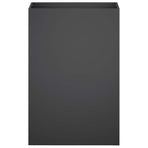 Garden Planter 2 pcs Black 50 x 40 x 75 cm Cold-rolled Steel