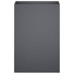 Garden Planter 2 pcs Anthracite 50 x 40 x 75 cm