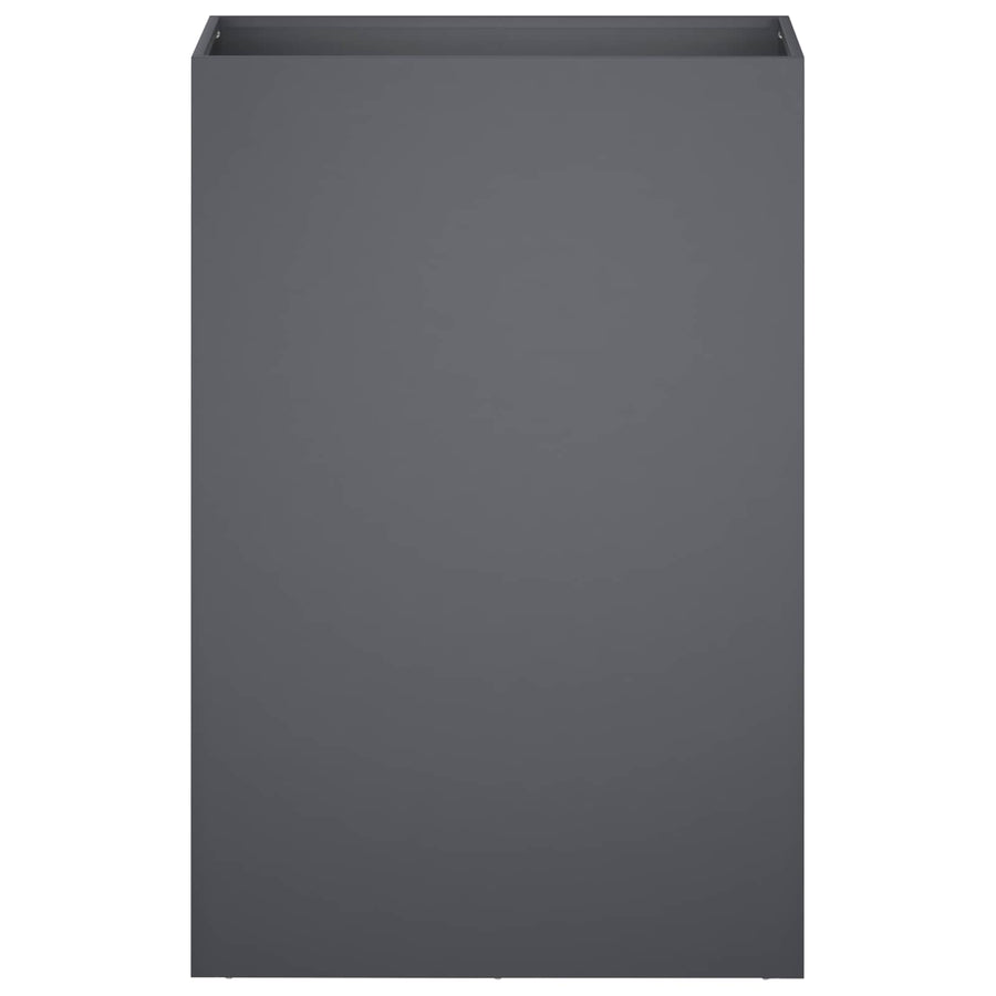 Garden Planter 2 pcs Anthracite 50 x 40 x 75 cm