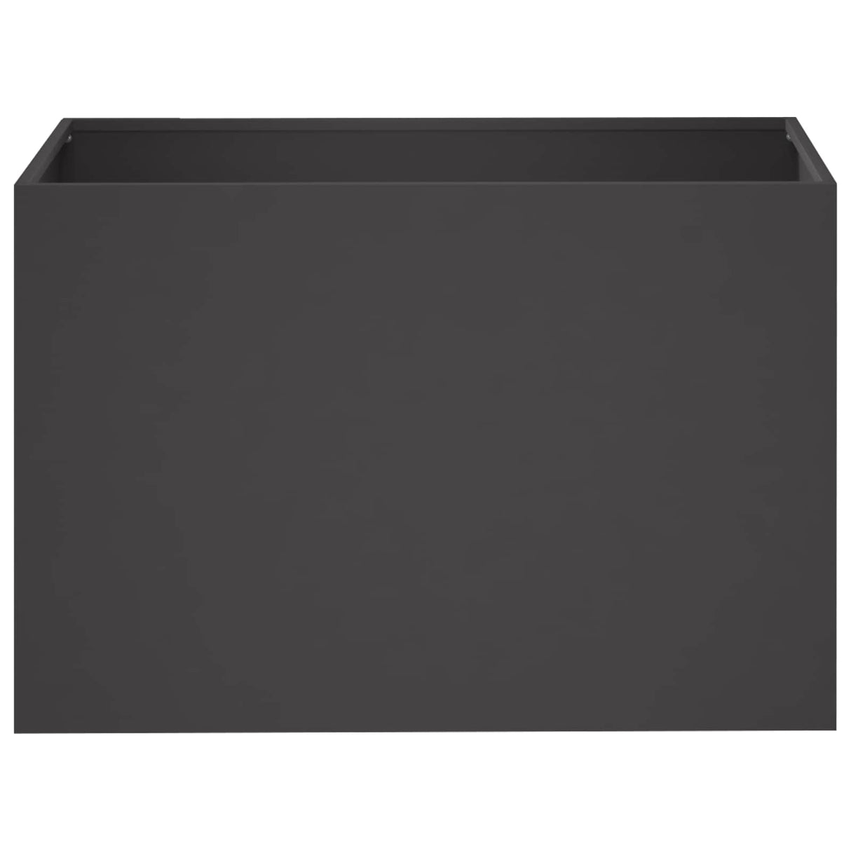 Garden Planter 2 pcs Black 60 x 40 x 40 cm Cold-rolled Steel