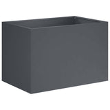 Garden Planter 2 pcs Anthracite 60 x 40 x 40 cm