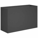Garden Planter 2 pcs Black 80 x 40 x 50 cm Cold-rolled Steel