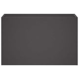 Garden Planter 2 pcs Black 80 x 40 x 50 cm Cold-rolled Steel - Top-Down View