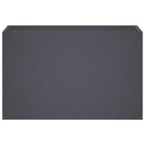 Garden Planter 2 pcs Anthracite 80 x 40 x 50 cm - Top-Down View