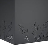 Garden Planter 2 pcs Anthracite 50 x 50 x 49 cm - Low Angle