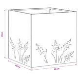 Garden Planter 2 pcs Anthracite 50 x 50 x 49 cm - Extra Image