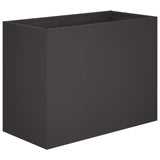 Garden Planter Black 80 x 40 x 60 cm Cold-rolled Steel