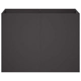 Garden Planter Black 80 x 40 x 60 cm Cold-rolled Steel