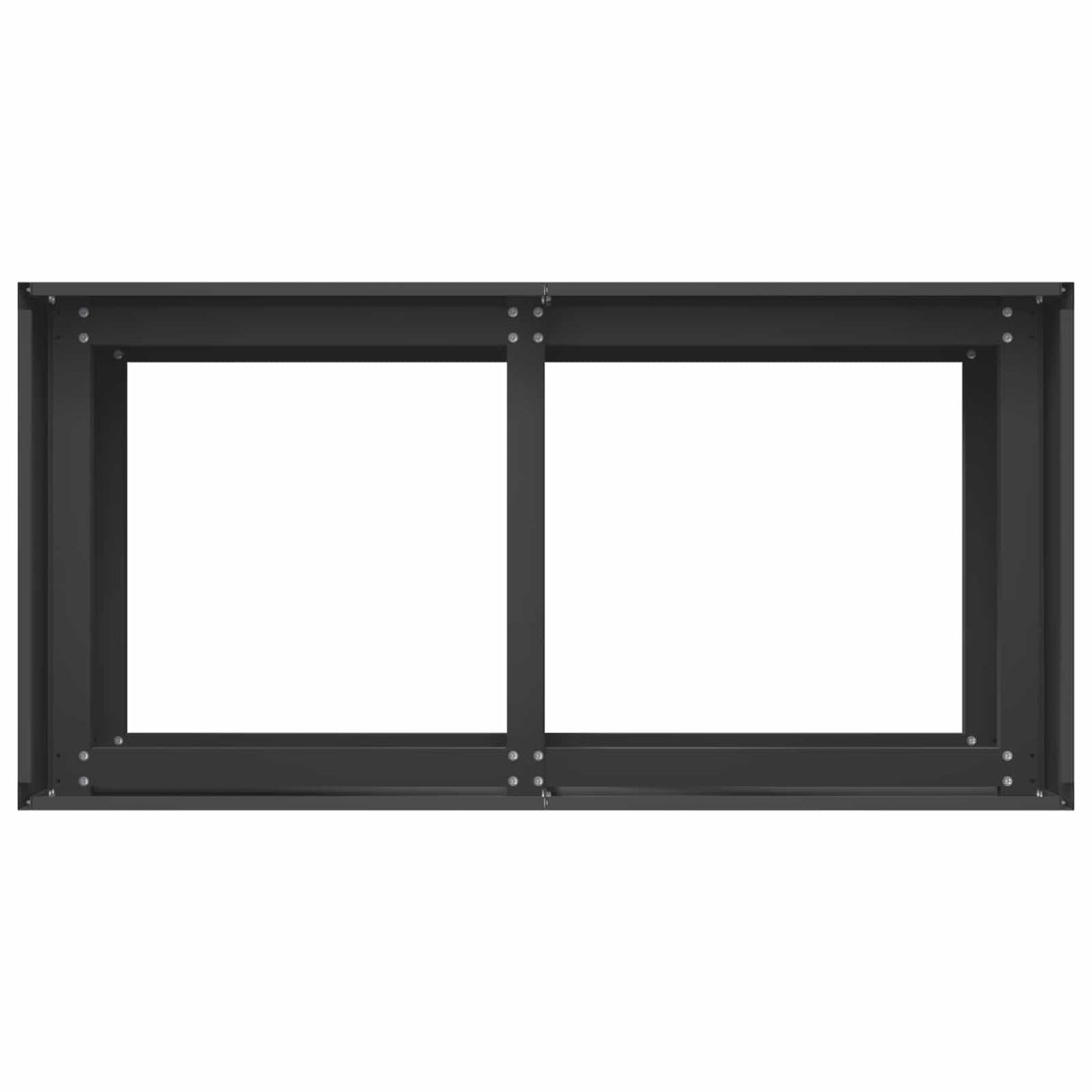 Garden Planter Black 80 x 40 x 60 cm Cold-rolled Steel