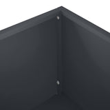 Garden Planter Anthracite 80 x 40 x 60 cm Cold-rolled Steel