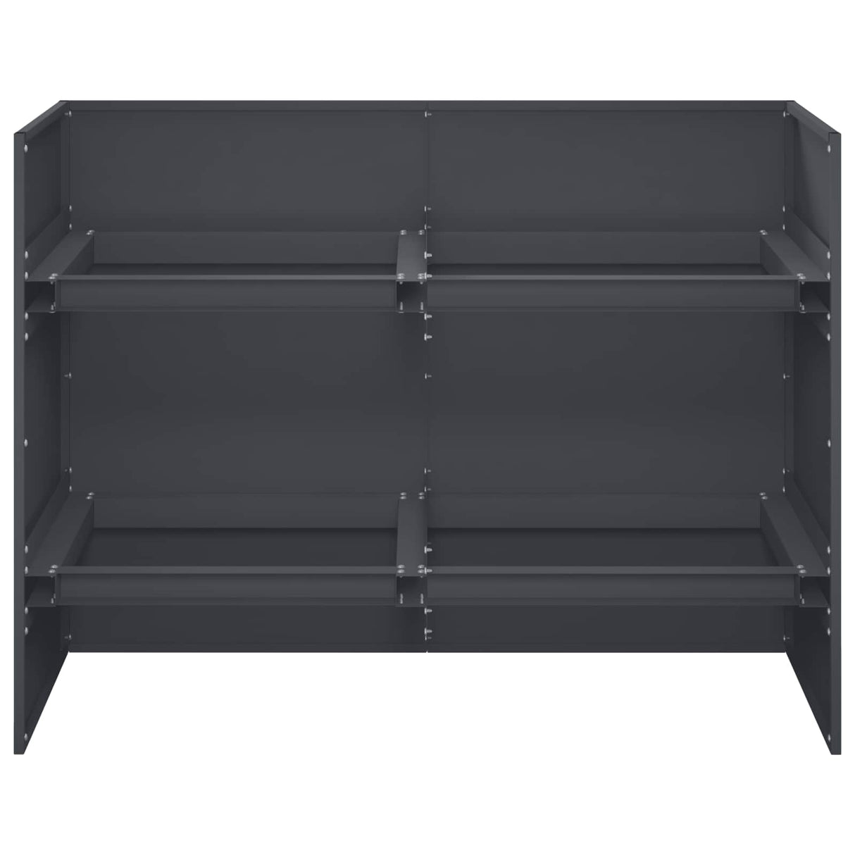 Garden Planter Anthracite 80 x 40 x 60 cm Cold-rolled Steel