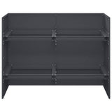 Garden Planter Anthracite 80 x 40 x 60 cm Cold-rolled Steel - Rear View