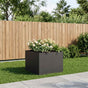 Garden Planter Black 80 x 80 x 60 cm Cold-rolled Steel