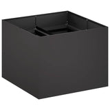 Garden Planter Black 80 x 80 x 60 cm Cold-rolled Steel