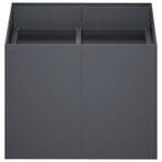 Garden Planter Anthracite 80 x 80 x 60 cm Cold-rolled Steel