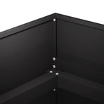 Garden Planter Black 120 x 80 x 60 cm Cold-rolled Steel