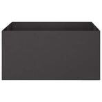 Garden Planter Black 120 x 80 x 60 cm Cold-rolled Steel