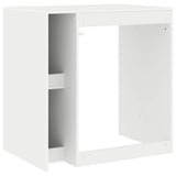 Wash Machine Cabinet White 87 x 60 x 89 cm Engineered wood - Low Angle