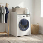 Wash Machine Cabinet White 67.5 x 62 x 97 cm Engineered wood