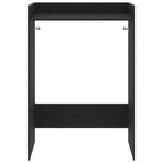 Wash Machine Cabinet with Storage Black Oak 67.5 x 48 x 97 cm