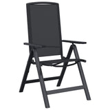 Reclining Garden Chairs 2 pcs Black 58 x 71 x 112 cm Textilene