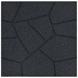 Stepping Stone 6 pcs Black 40.5 x 40.5 x 2 cm Rubber