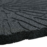 Stepping Stone 6 pcs Black Ø 45 x 1.8 cm Rubber - Close-Up Angle