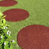 Stepping Stone 6 pcs Red Ø 45 x 1.8 cm Rubber
