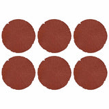 Stepping Stone 6 pcs Red Ø 45 x 1.8 cm Rubber - Front View