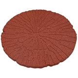 Stepping Stone 6 pcs Red Ø 45 x 1.8 cm Rubber - Top-Down View