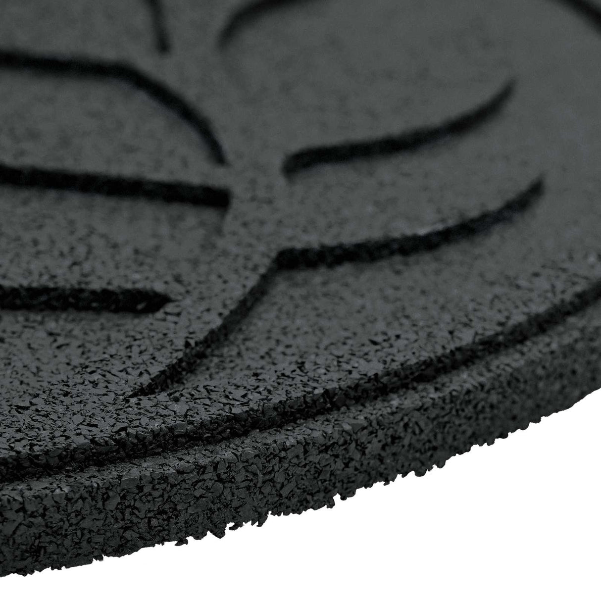 Stepping Stone 6 pcs Black Ø 44 x 2 cm Rubber